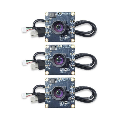 100 Degree Camera Module 1MP OV9732 USB 60cm Cable 3 Sets