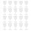 Clear Plastic Wine Glass Recyclable - Shatterproof Wine Goblet, 20Pcs 1