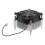 Ψύκτης CPU με ανεμιστήρα ψύξης 1366 2011 1155 4-ακίδων, καλώδιο ελέγ 4