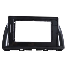 2 Din 10.1 Inch Car Radio Fascia Panel Frame Dashboard ABS+PC Plastic Installation Trim Kit for CX-5 2013-2015