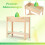 Hochbeet aus Holz mit Ablage und Drainage 1