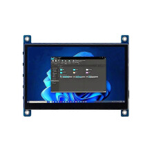 Συμβατή με Raspberry Pi 4,3 ιντσών IPS LCD Συμβατή με HDMI Οθόνη αφή