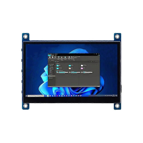 Συμβατή με Raspberry Pi 4,3 ιντσών IPS LCD Συμβατή με HDMI Οθόνη αφή