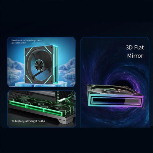 Computer Prism 8pro Gehäuselüfter ARGB-Lüfter Positiv 2