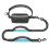 Handsfree hundkoppel med dragkedja, vadderade handtag 1