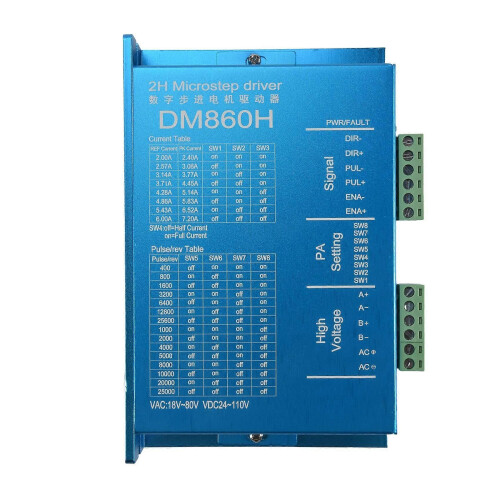 DM860H DSP Ψηφιακός οδηγός βηματικού κινητήρα 57/86 με ανεμιστήρα