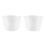 Plastic 120ml Electric Cooker Rice Measuring Cup 2pcs Clear White 1