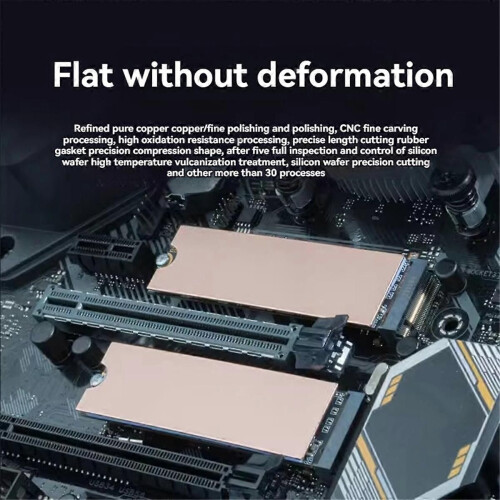 SSD Copper Heatsink Hard Disk Cooler 2280 Hard Disk Thermal Pad 1