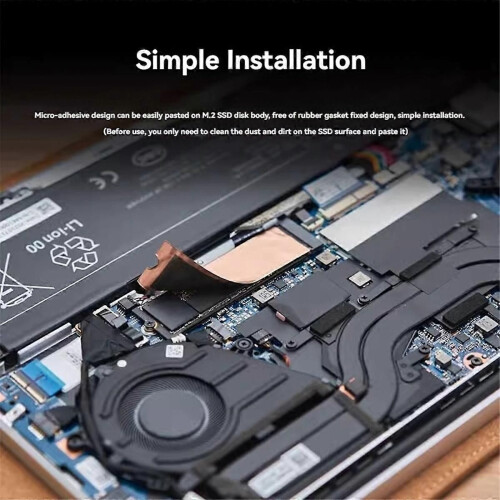 SSD Copper Heatsink Hard Disk Cooler 2280 Hard Disk Thermal Pad 2