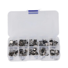 100 Pcs USB Type C Female Connectors Assortment, Replacement Adapters for Repair and Soldering