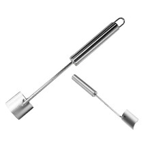 Corn Cob Peeler, Stainless Steel Long Handle Corn on the Cob Remover, Quick Corn Peeling Tool for Kitchen and BBQ