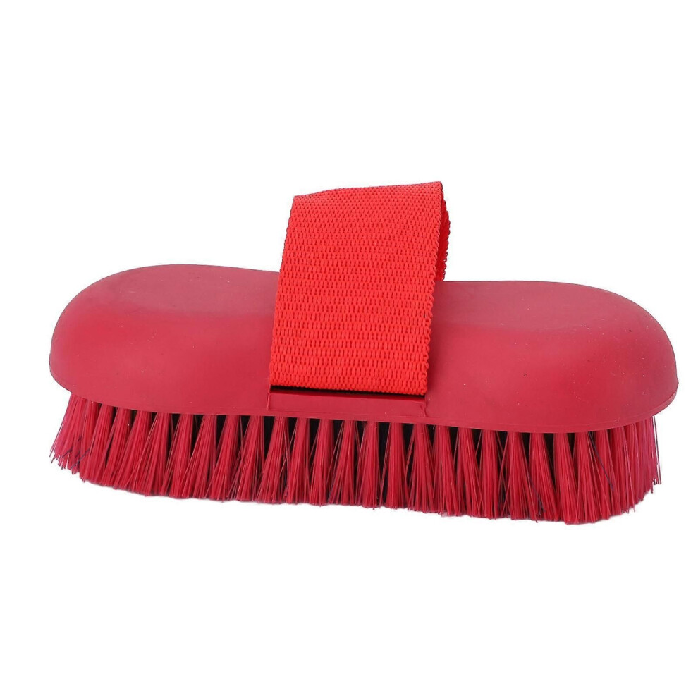 Horse Grooming Brush, Soft Bristle Non-Slip Sponge for Horse Cleaning and Bathing