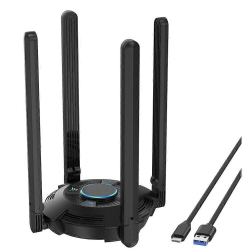 Προσαρμογέας USB WiFi συμβατός με υπολογιστή AX5400, προσαρμογ