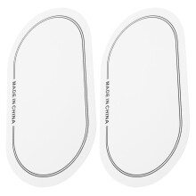 2pcs Bass Drum Patch Kick Drum Protector with Noise Reduction and Nonslip Surface for Double Pedal