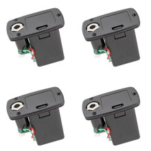 ABS 9V Guitar Pickup Battery Case Box for Electric Acoustic Guitar