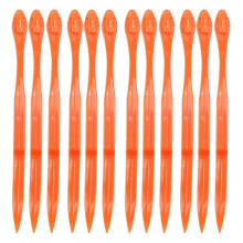 12PCS Easy Orange Citrus Peeler in Bright Orange Color Kitchen Tool