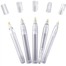 5 Stück leere Nachfüllmarker, transparent, zum Malen geeignet