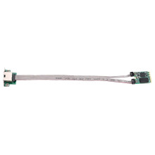 Scheda di rete Gigabit M.2 A+E KEY 5Gbps con porta RJ45 e chip RTL8126, avvio senza disco PXE, compatibile