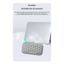 Ergonomic Wrist Pad Mouse and Keyboard Protection Rest Pad A Black