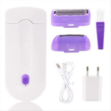 USB Rechargeable Women Epilator Portable Body Hair Shaver EU Plug