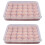 Egg Container, Refrigerator Deviled Egg Tray Carrier with Lid compatible for 60 Eggs - Plastic Fridge Stackable Portable 2 Pack 1