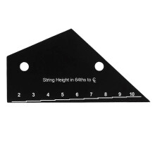 Fret Leveling Tool Guitar Bass Neck Fingerboard Measuring Ruler