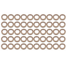 50 Pack Curtain Grommet, Inner Diameter 43mm Curtain Eyelet Rings Nanoscale Low Noise Roman Ring (C