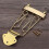 4 String Trapeze Tailpiece Guitar Bridge with Screws 1