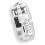 Transparent Wireless Mouse Dual Mode 2.4G Bluetooth Rechargeable Mouse Noiseless Cordless Computer 1