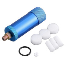 High Pressure PCP Hand Pump Air Filter Oil-Water Separator for High Pressure Pump PCP 30Mpa Filter Compressor Blue