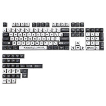 132 nasadki klawiszy PBT PC do przełączników Cherry Gateron MX, klawiatur CBSA Game Keyboard