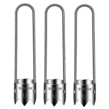3PCS Stainless Steel Fruite Corer Red Bell Peppers Cutter Pepper Seed Remover Tool for Vegetables Fruit Corer