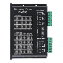 DM556 CNC-digitaalinen askelmoottoriohjain 2-vaiheinen askelmoottoriohjain 20-50V DC maks. 5.6A 128-lohko