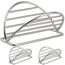 3 Pieces Taco Holder Stand Stainless Steel Taco Rack Tray Taco Tray