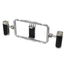 Kit estabilizador de vídeo móvil con luz de relleno, soporte para teléfono, fácil instalación - Soporte