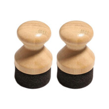 Kitchen cutting board oil wax applicator table oiling sponge tool A