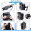 Desktop Computer Case Belt Holder Desktop Carrying Case with Pockets compatible Keyboard Cable Headphone fo 4