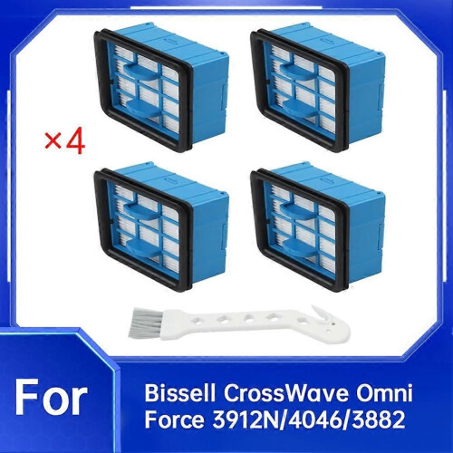 Φίλτρο 4 τεμαχίων για ηλεκτρική σκούπα Bissell CrossWave Omni Force 3912N/4 1