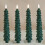4-pack 25 cm oparfymerad julgransformad bivax 1