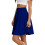 Women's Skort Skirt, Casual, Basic, Versatile,-Black XL 4