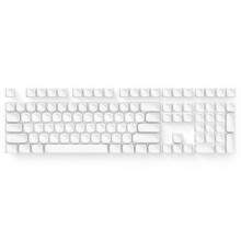 White Blank Keycaps MOA Profile PBT Dye Sublimation Keycap Set for MX Mechanical Keyboard 108 Keys