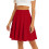 Women's Skort Skirt, Casual, Basic, Versatile,-Black XL 6