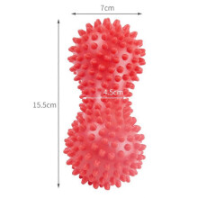 PVC Peanut Spiky Massage Ball Fascia Ball for Outdoor and Indoor Fintness Exercise