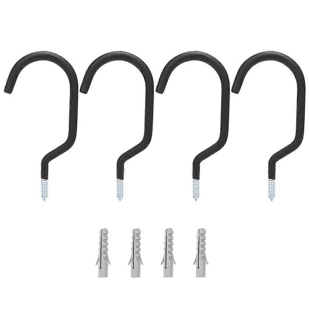 4Pcs Metal Bike Wall Mount Storage Holders Garage Bicycle Hanger Hook Bracket Accessories 9319739781724