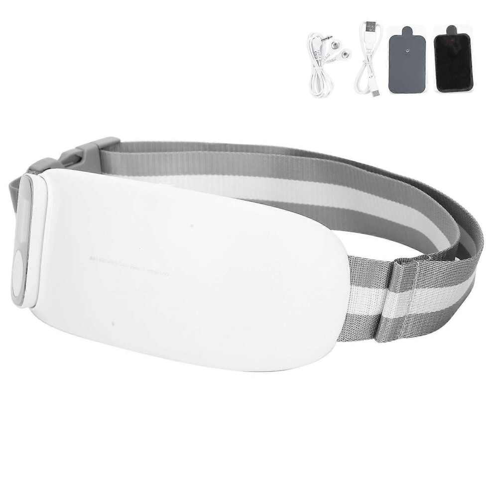 USB Charging Waist Abdomen Massage Belt Pain Relief Hot Compress Uterus Warmer Massager