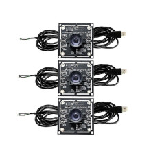 3PCS 100 Degree Camera Module 1MP OV9732 1280x720 USB Free Driver Manual Focus, with 2 Meter Cable