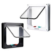 Gattaiola con chiusura a 4 vie, compatibile con gatti fino a 9 kg, resistente alle intemperie, adatta