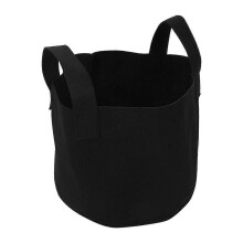 Black Plants Growing Bag Vegetable Flower Aeration Planting Pot Container (3 Gallon 20 x 25cm)