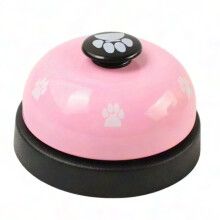 Campana de entrenamiento para cachorros duradera con base de goma antideslizante, diseño compacto compatible