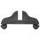 PVC rumdeler fodstativ sort 30x16x2,5cm 1